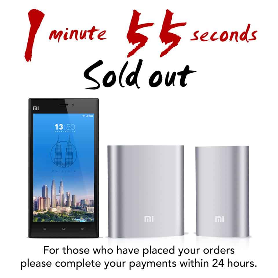Xiaomi Sold Out