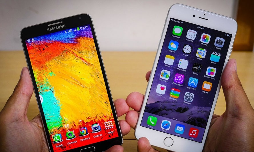Iphone 6Plus vs Galaxy Note 3 Design