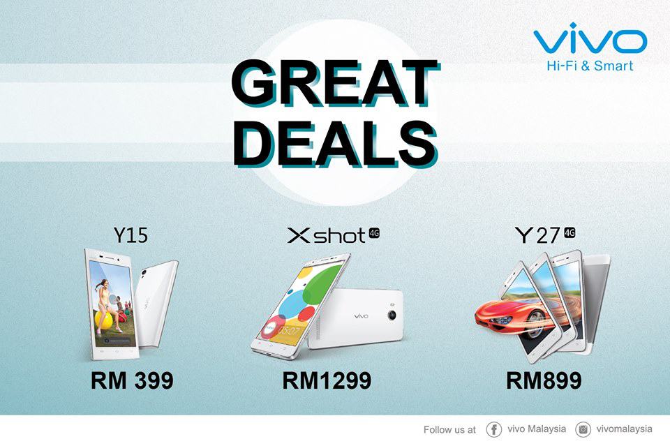 Vivo Malaysia Offers Great Deals On Vivo Xshot Vivo Y27 Vivo Y15