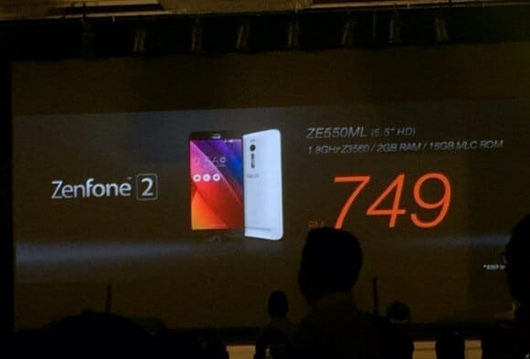 Asus Zenfone 2 Malaysia prices