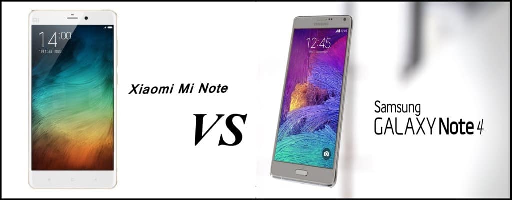 xiaomi vs note 4