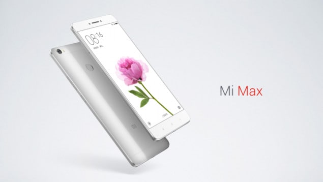 Xiaomi Mi Max with 6.44 inches display and 4,850 mAh battery