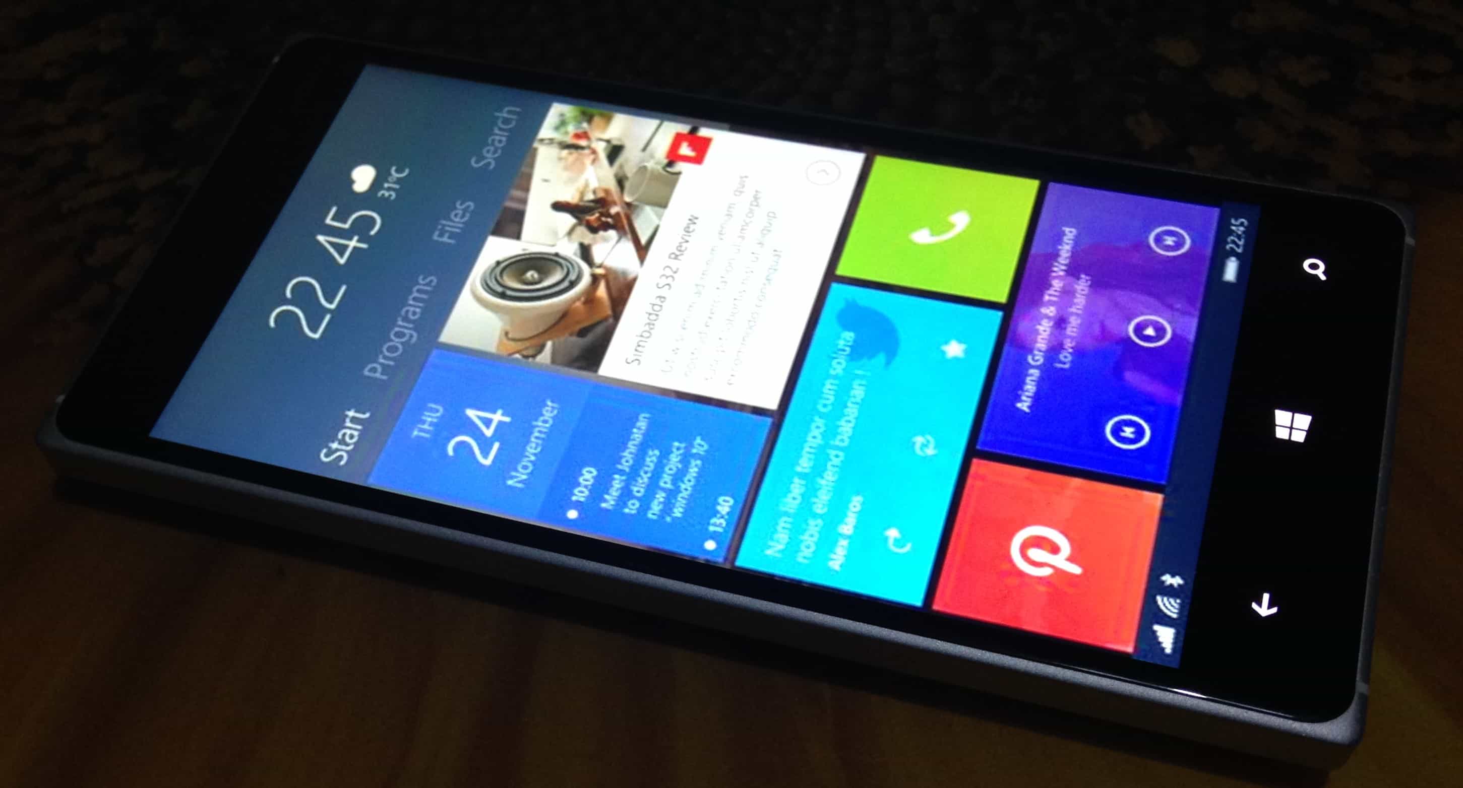 Windows 10 mobiles