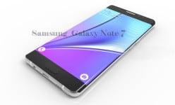 Samsung Galaxy Note 7 showed up with a stunning curved display