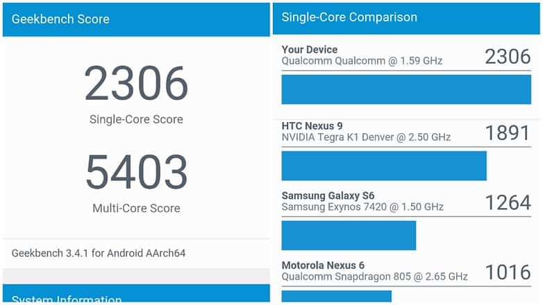 oneplus 3 benchmark