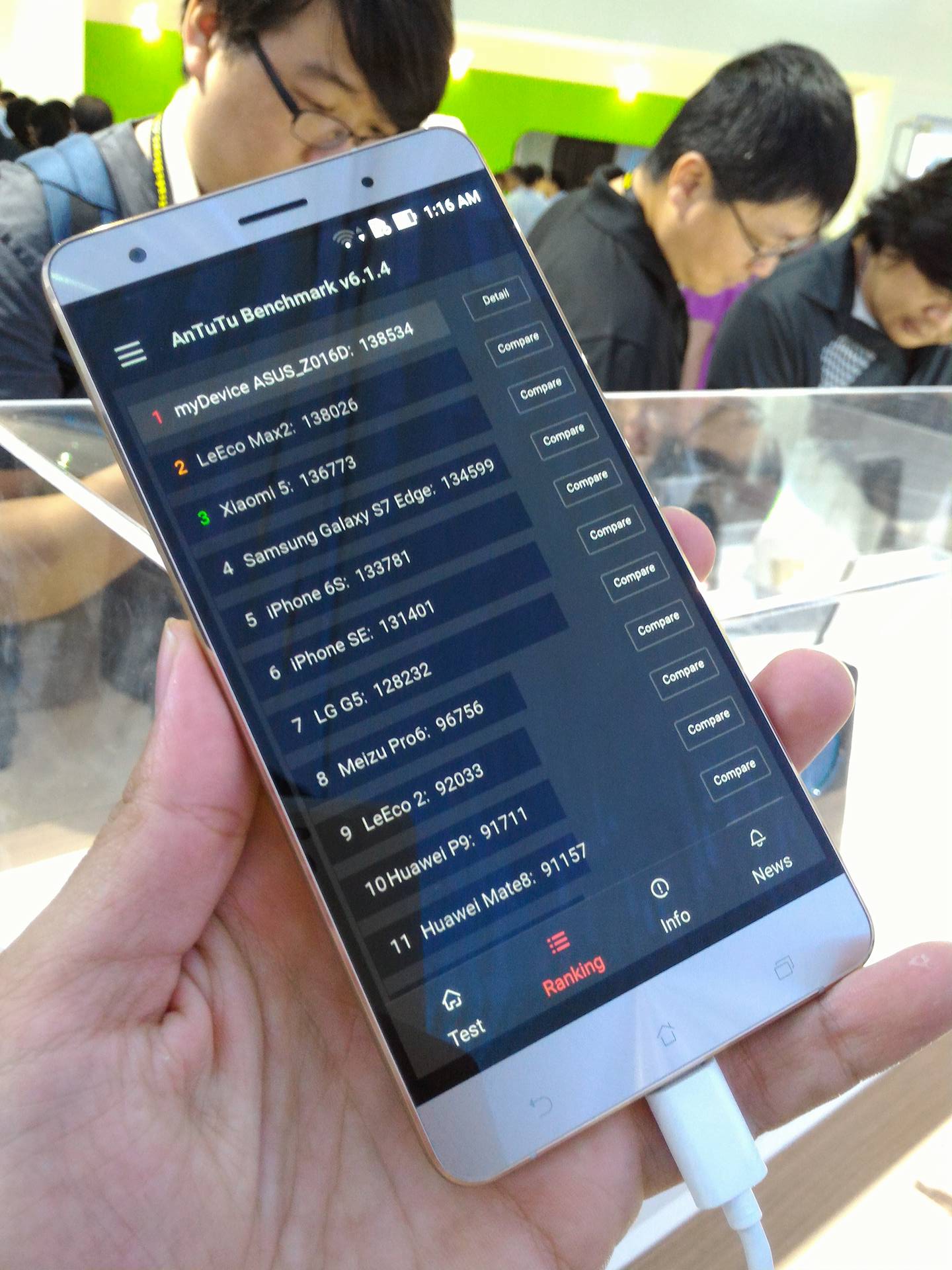 Highest Antutu score Galaxy S7 Edge & Xiaomi Mi 5 defeated Price