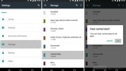 Android storage