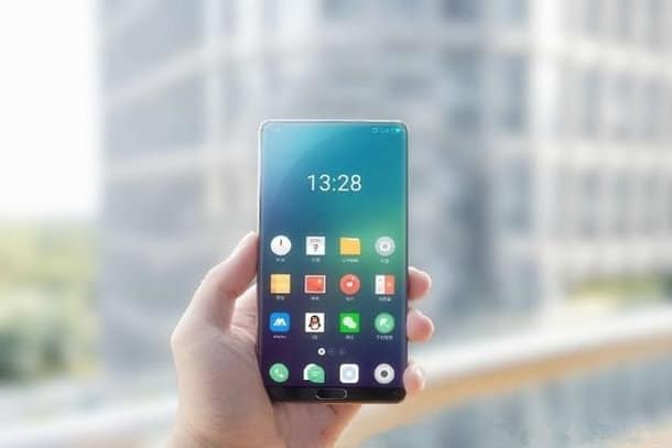 Bezel-less Meizu phone