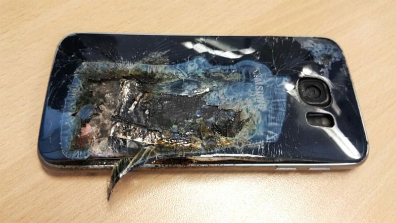 Galaxy S6 exploded