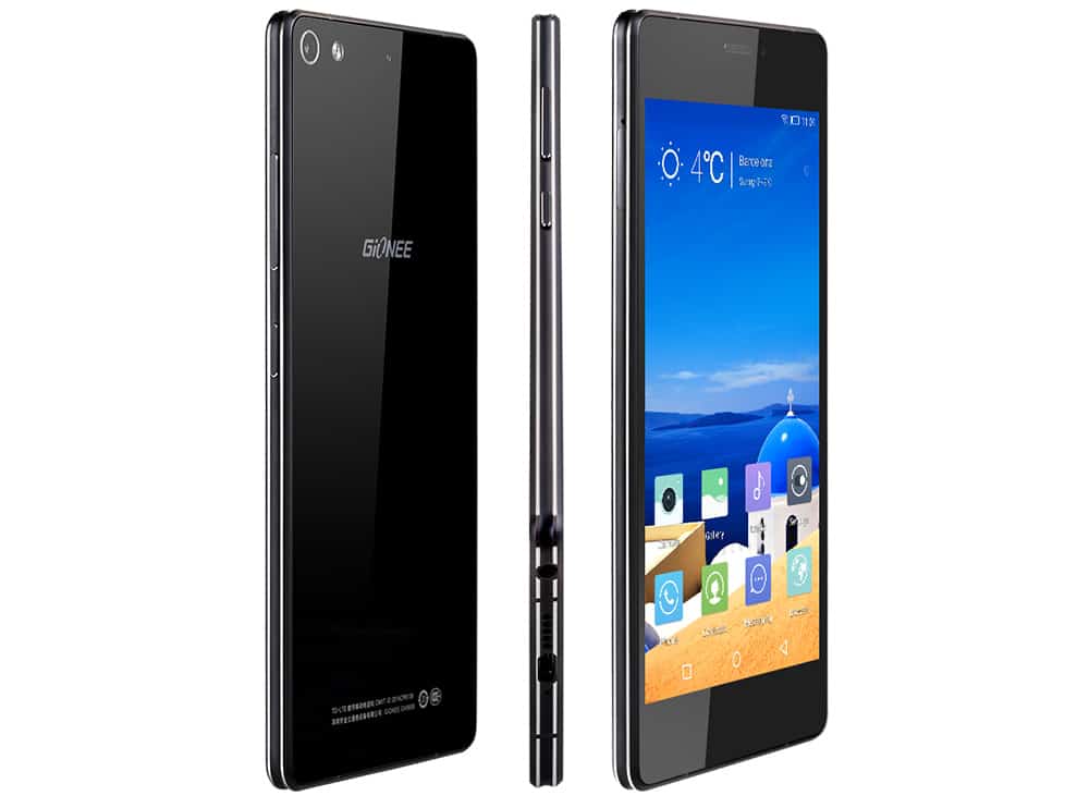 gionee thinnest smartphones
