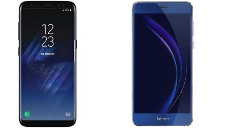 Samsung Galaxy S8 vs Huawei Honor 8 Pro
