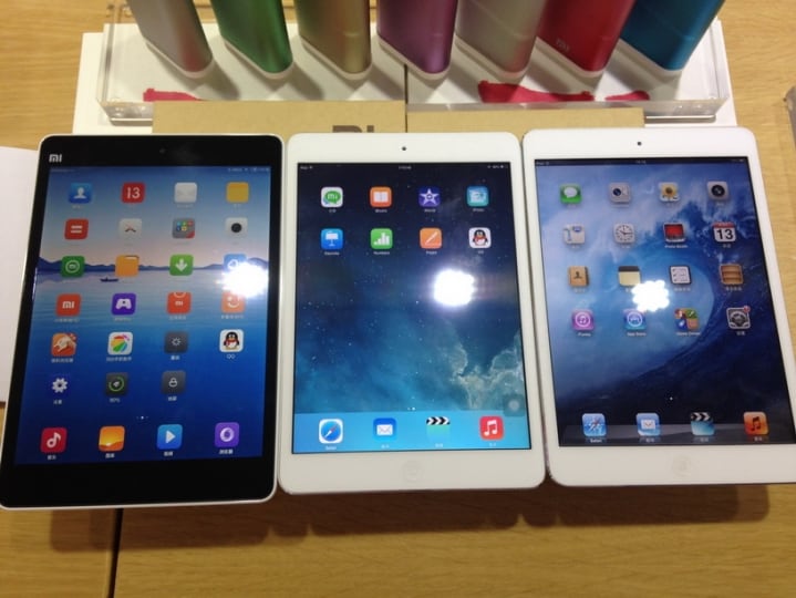 xiaomi mipad vs iPad mini Design 3