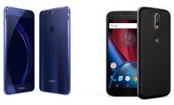Huawei Honor 8 vs Motorola Moto G4 Plus: 4GB RAM and 3000mAh