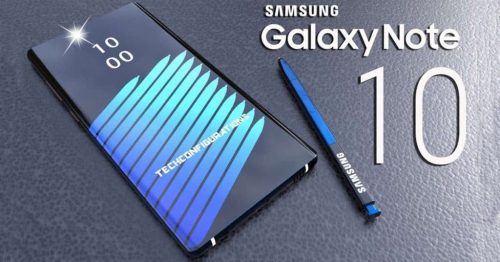 Samsung Galaxy Note 10 tipped