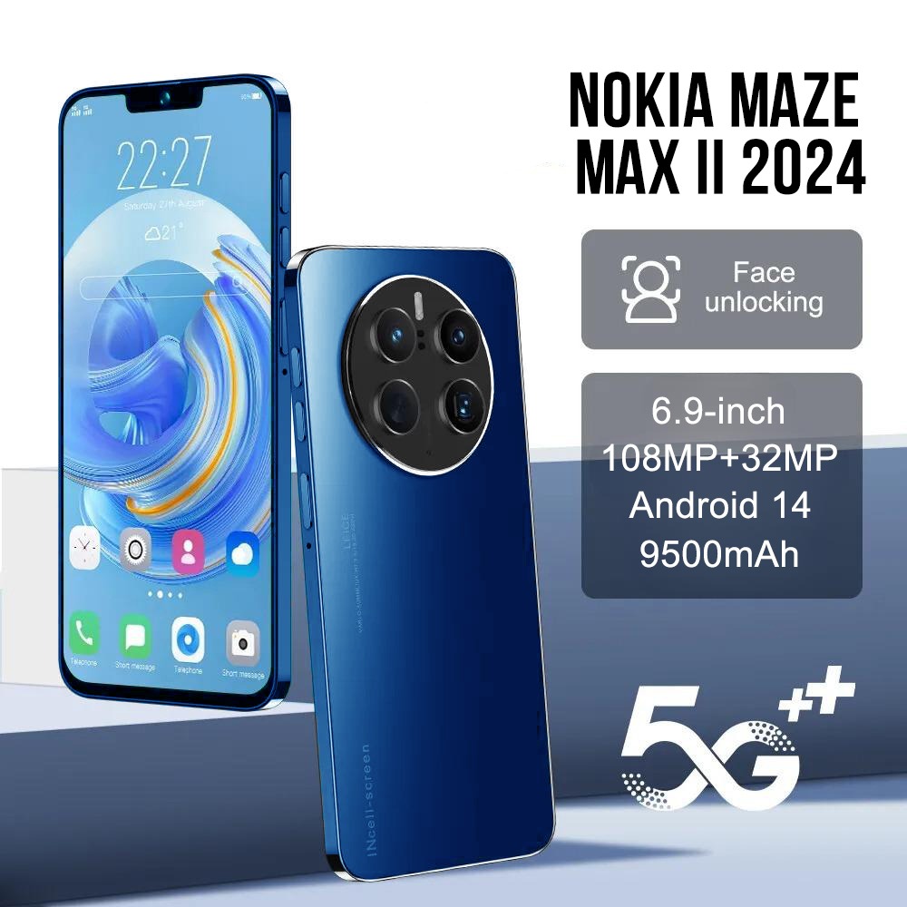 Nokia Maze Max II 2024: 16GB RAM, 9500mAh Battery!