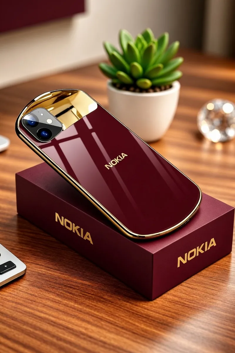 Nokia Arrow Max 2026 burgundy and gold