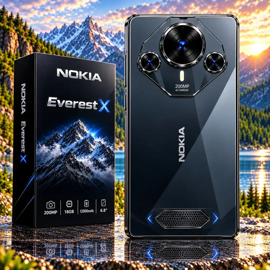 Nokia Everest X 2026 Specs: 200MP Cameras, 12000mAh Battery!