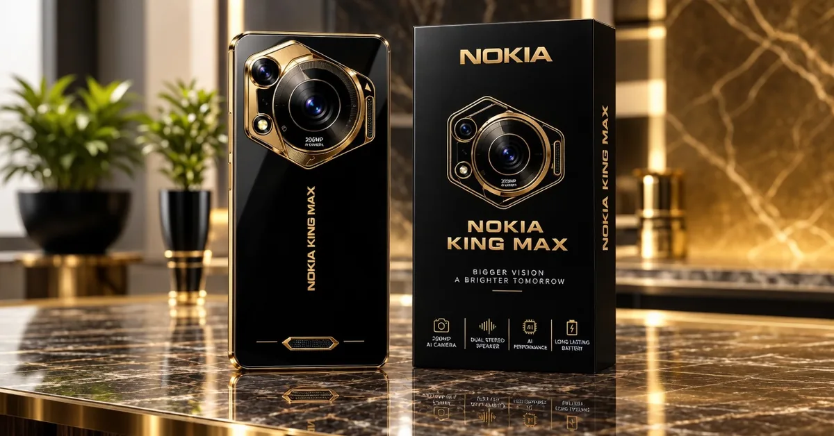 Nokia King Max 2026 Specs: 200MP Cameras, 32GB RAM!