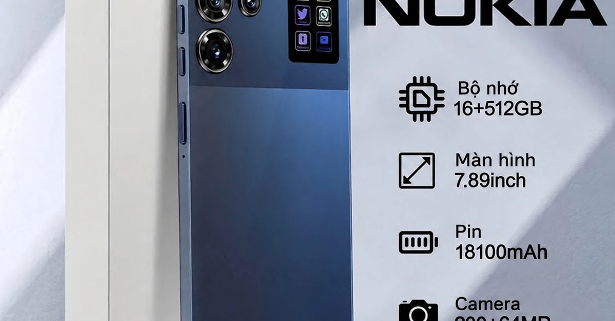Nokia X200 Ultra 2026: Thông số RAM 16GB, pin 18100mAh!