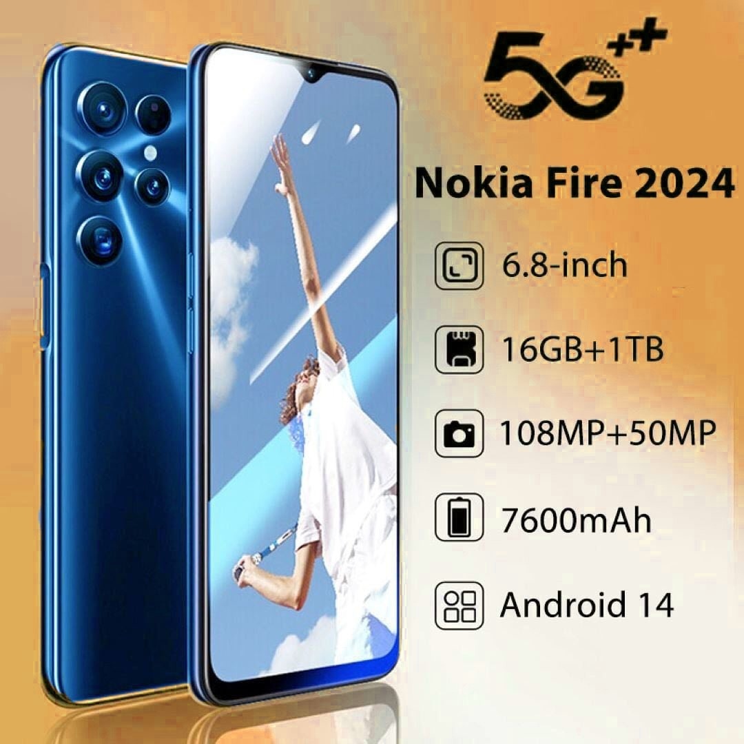 Specifiche di Nokia Fire 2024: 16GB di RAM, batteria da 7600mAh!