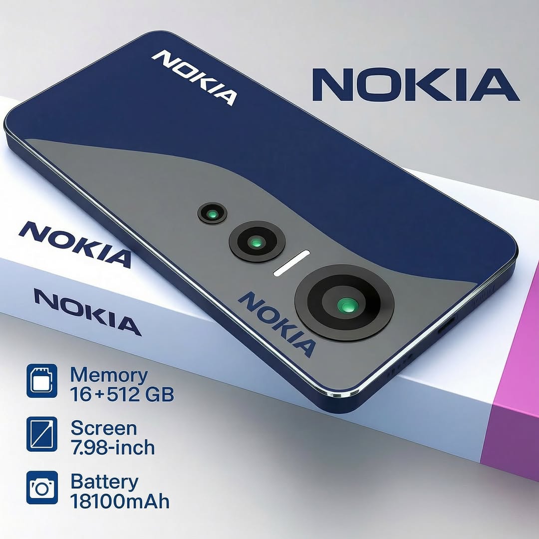 مواصفات Nokia Wind Max 2026: ذاكرة وصول عشوائي (RAM) سعة 16 جيجابايت، بطارية سعة 17800 مللي أمبير!